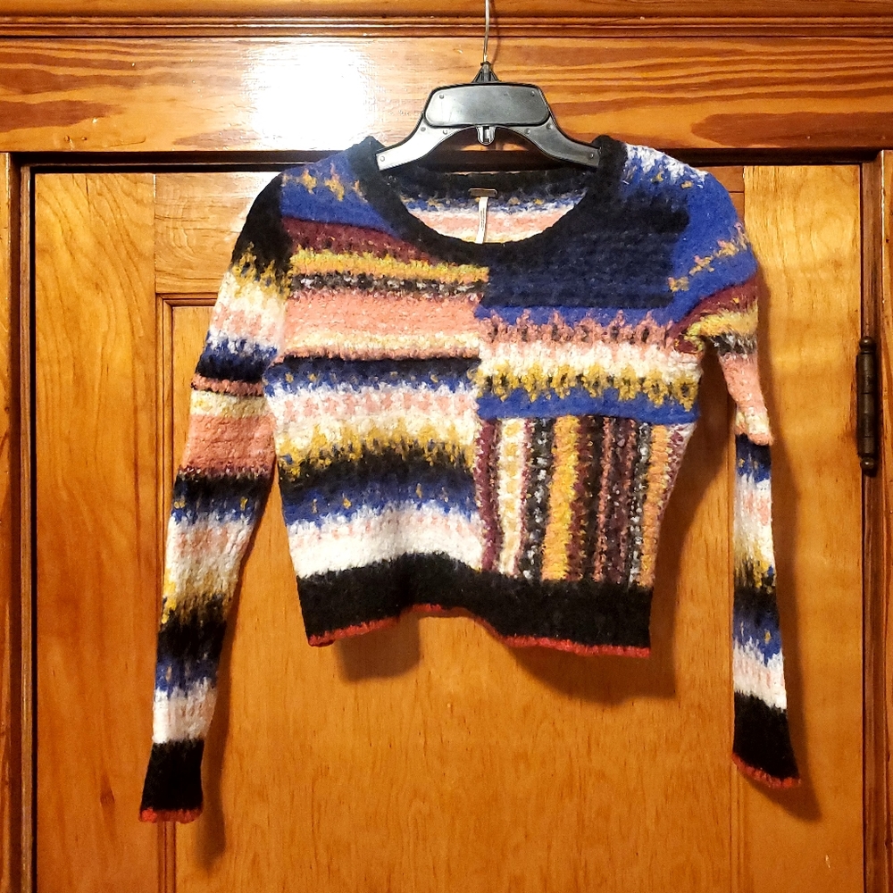 Free People Best Day Ever Alpaca Blend Sweater. Small